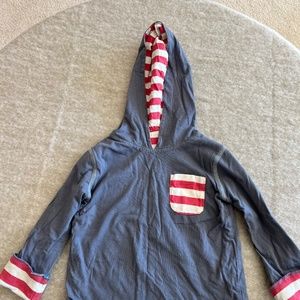 Baby Boden reversible hooded shirt